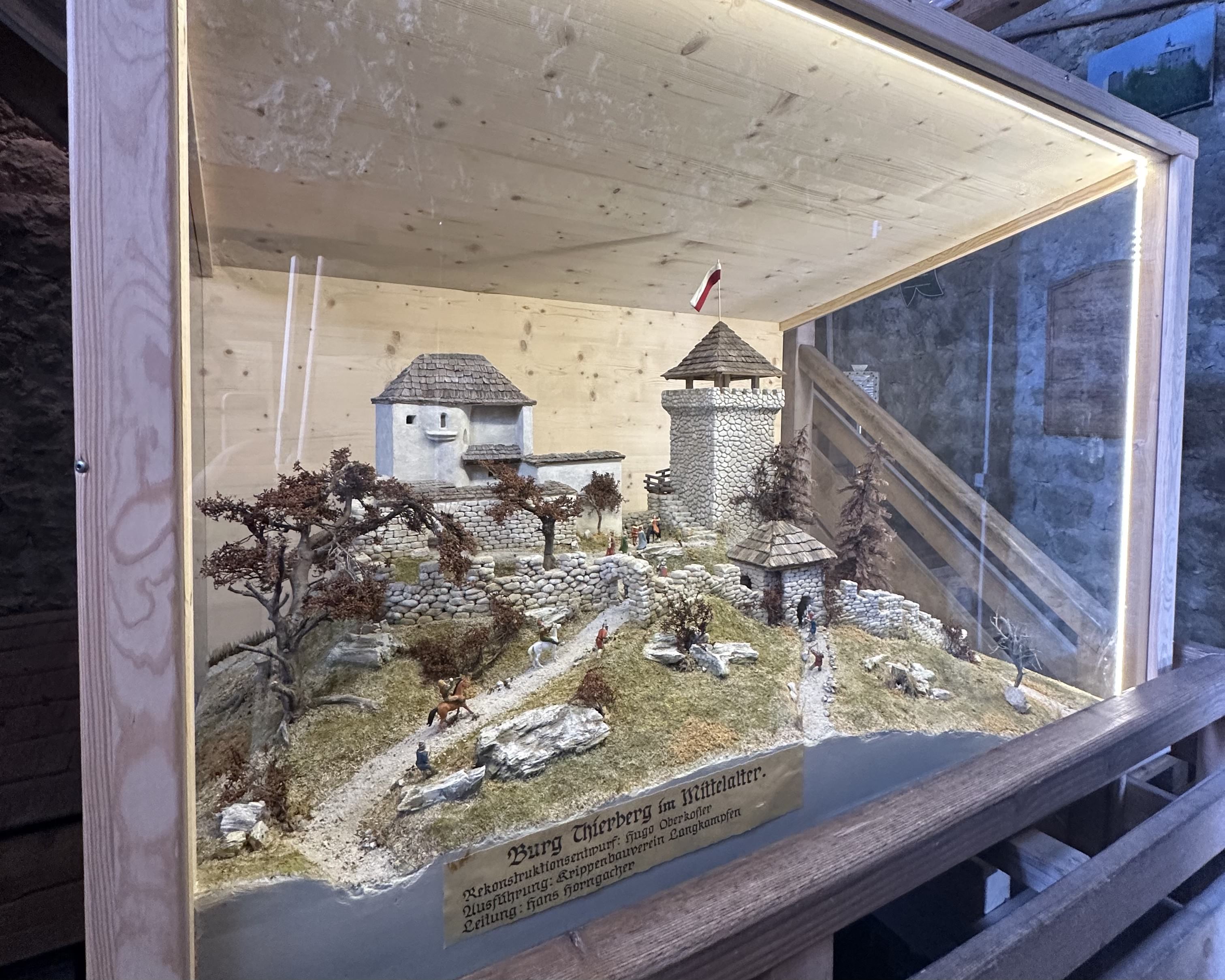 Miniatur Nachbau der alten Anlage